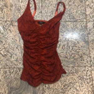 womans spaghetti strap blouse by express